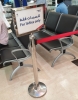 dubai sign display stand crowed control Q stands  Barrier and Queue Up Control System. Queue Up Stand - Crowd control barriers aka Q Stand are sold as portable folding free standing raffle box suggection box feedbak box acrylic products